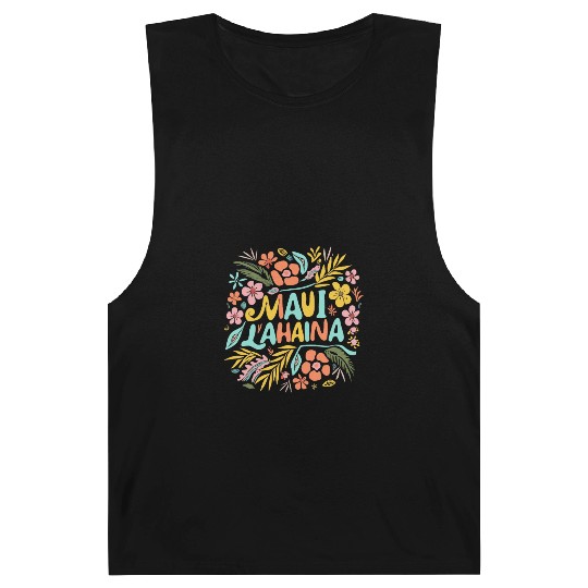 Maui Strong Lahaina Flower floral Barnard Tanks
