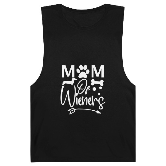 Dog Lover Gift Mom Of Wieners Dachshunds Barnard Tanks