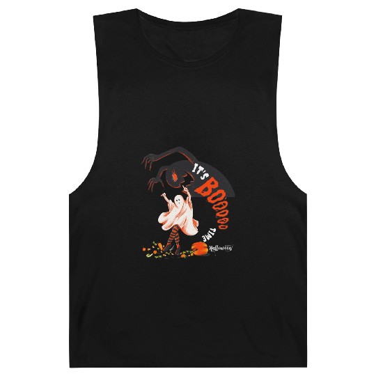 Halloween Ghost girl spook fall boo Barnard Tanks