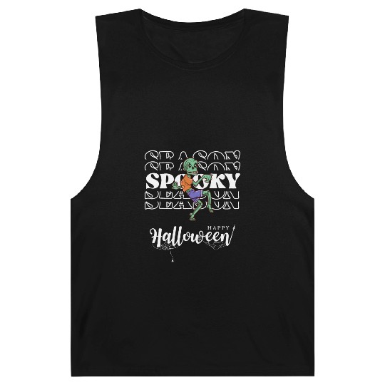 Spooky Season Zombie Halloween Fall Barnard Tanks