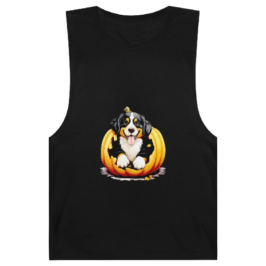 Halloween Bernese Mountain Dog Barnard Tanks