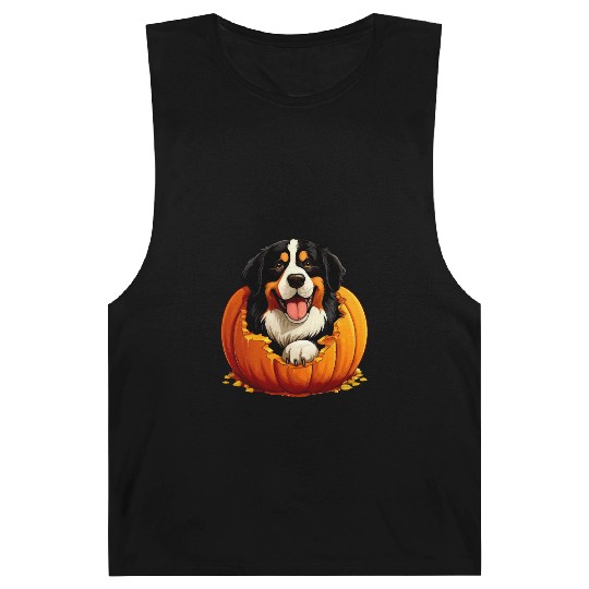 Halloween Bernese Mountain Dog Barnard Tanks