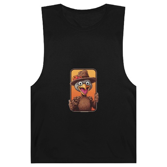 Selfie Bird Turkey Holiday Animal Pet Lover Barnard Tanks