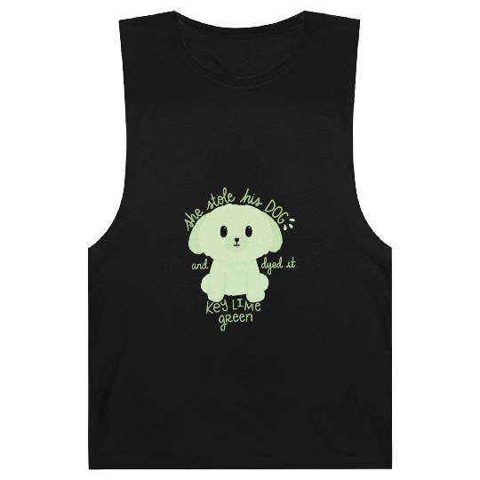 Key Lime Green Dog Barnard Tanks
