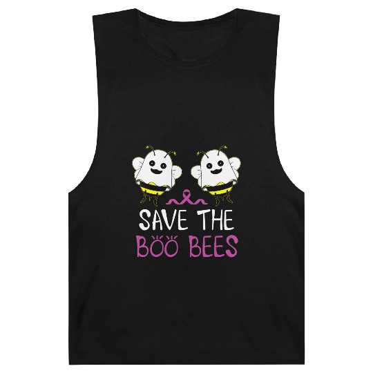 Save The Boo Bees Breast Cancer Awareness Barnard Tanks