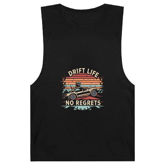Vintage Drift Life No Regrets Barnard Tanks