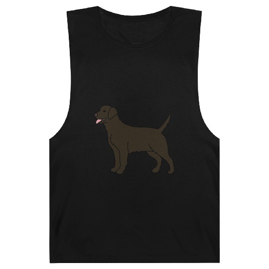 Chocolate Labrador Gift For Dog Lover Barnard Tanks