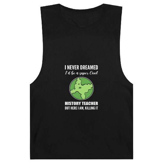 Cool History Teacher Novelist Gift Barnard Tanks