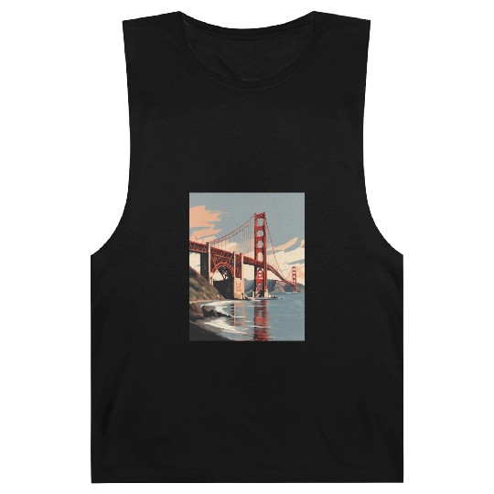 Golden Gate Bridge California Barnard Tanks, Golden Gate