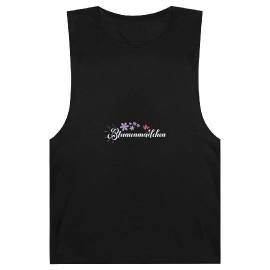 cute Flower Girl Wedding Barnard Tanks
