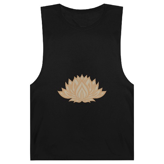 Gold Lotus Charm Barnard Tanks