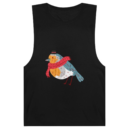 Robin With a Scarf Barnard Tanks