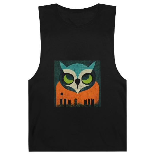 Mod Owl: Teal-Headed Owl Barnard Tanks