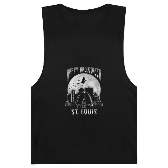 St. Louis Missouri Happy Halloween Barnard Tanks