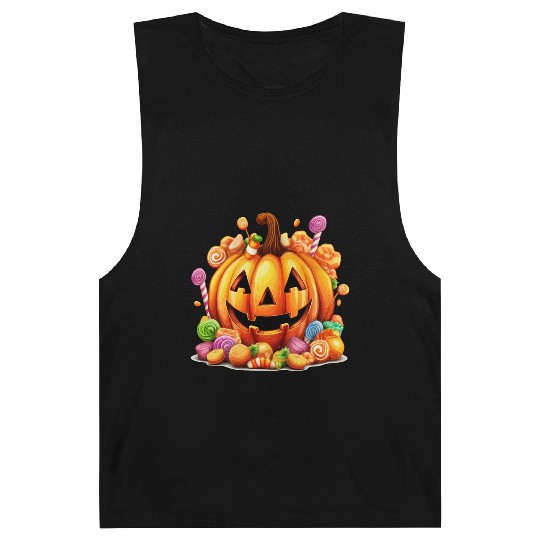Fun Halloween Sweet Pumpkin Sugar Magic Barnard Tanks