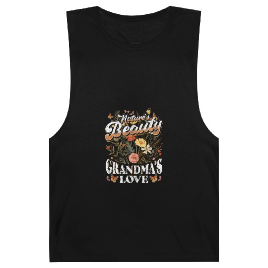 Grandma Wildflower Floral Nature Love Barnard Tanks