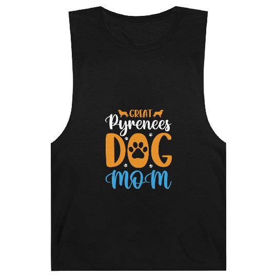 Proud Great Pyrenees Dog Mom Barnard Tanks