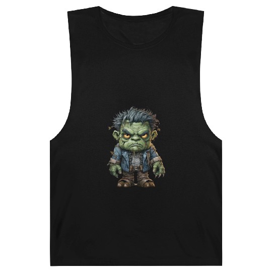 Halloween Frankie's Playful Monster Mash Barnard Tanks
