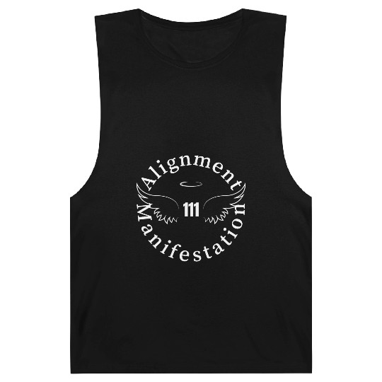 111 Angel Number Manifest Unisex Softstyle Barnard Tanks