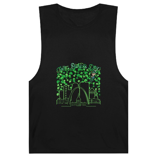 St. Louis Missouri Saint Patrick's Day Barnard Tanks
