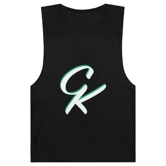 CK ligature white green Barnard Tanks