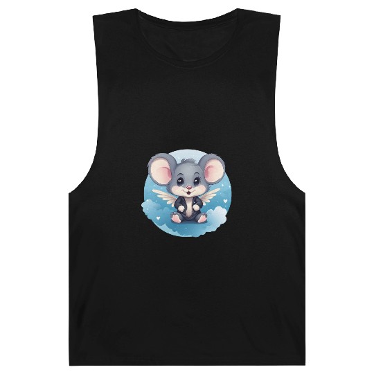 Mouse Angel Wings Rat Barnard Tanks