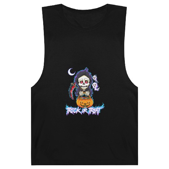 Trick or Treat Grim Reaper Barnard Tanks