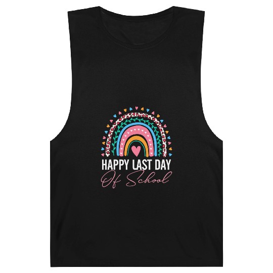 Happy Last Day Of School Teacher Student Summer Barnard Tanks