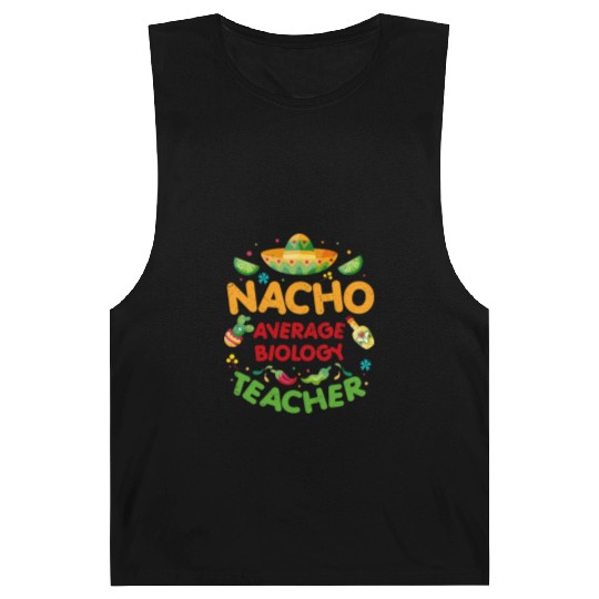 Nacho Average Biology Teacher Cinco De Mayo Barnard Tanks