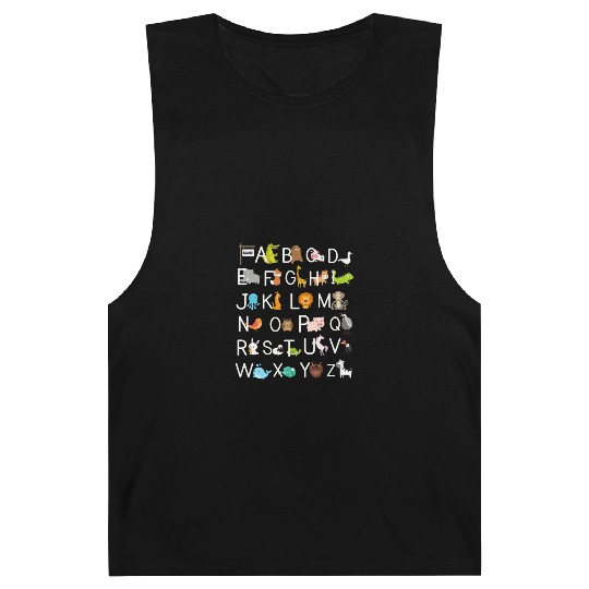 Kindergarten teacher funny Alphabet Barnard Tanks