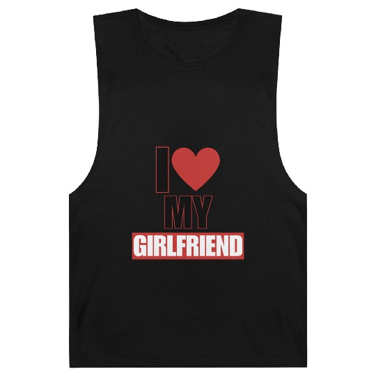 i love my girlfriend Barnard Tanks