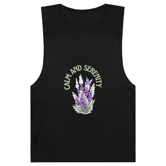 Calm And Serenity Barnard Tanks, lavender flower of calm
