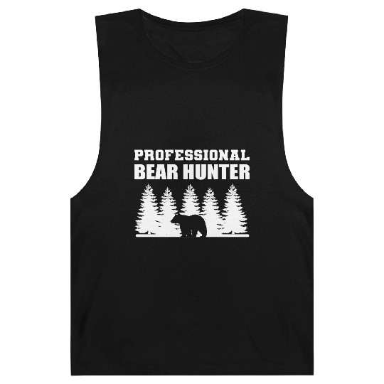 Professional Bear Hunter Hunter Gift Barnard Tanks