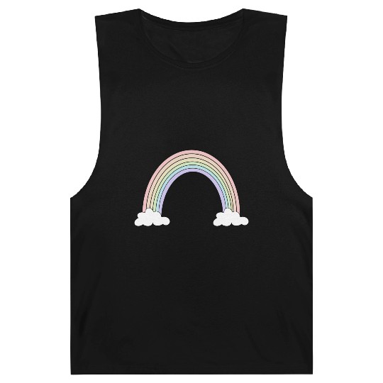 Pastel Rainbow Love Barnard Tanks