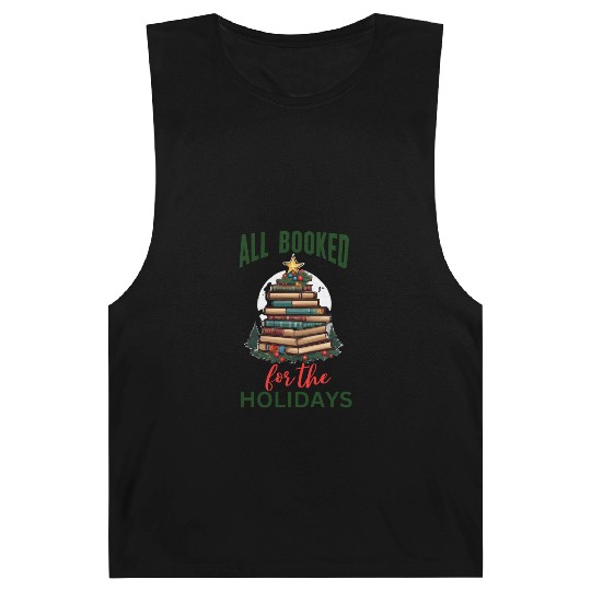 All Booked for the Holidays Christmas Tree Barnard Tanks
