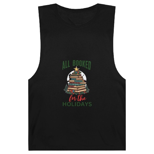 All Booked for the Holidays Christmas Tree Barnard Tanks