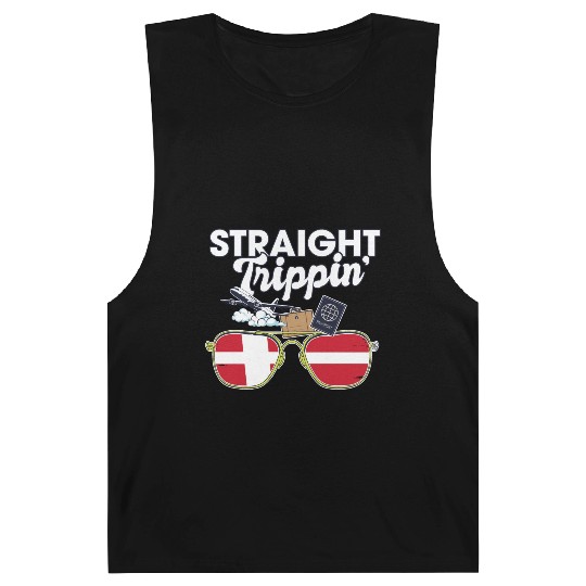 Straight Trippin' Dane Vacation Tour Travel Trip Barnard Tanks