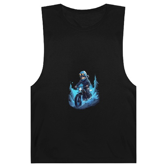 Dirt Bike Anime Ice Racing Motorcycle Ice Racer Barnard Tanks