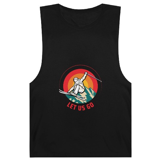 "Winter Wonderland Thrills: Snowboarder's Paradise Barnard Tanks