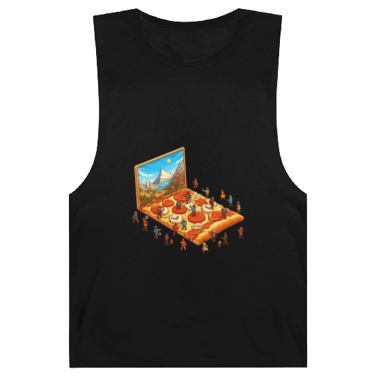 Pizza Hiking People Barnard Tanks