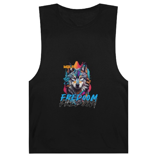 Incredible wolf face street Barnard Tanks