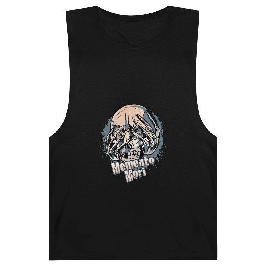 Unique Skull With Skeleton Hands Over Face Barnard Tanks