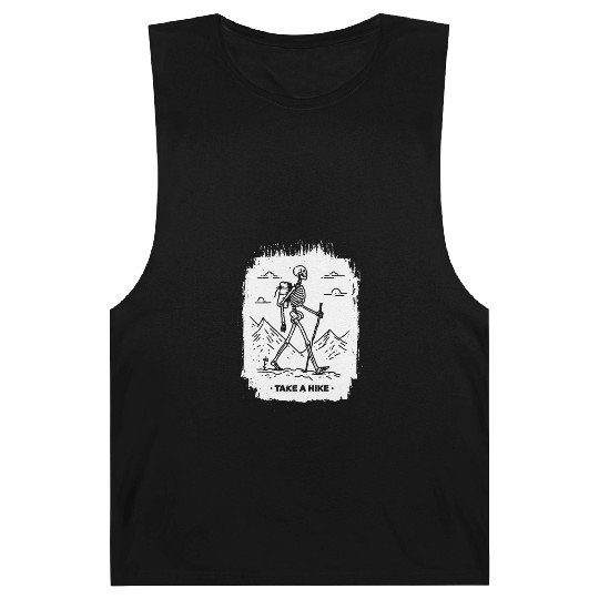 Take a Hike - White Ink Barnard Tanks