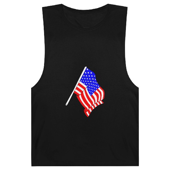 Flag of USA, stars and stripes Barnard Tanks