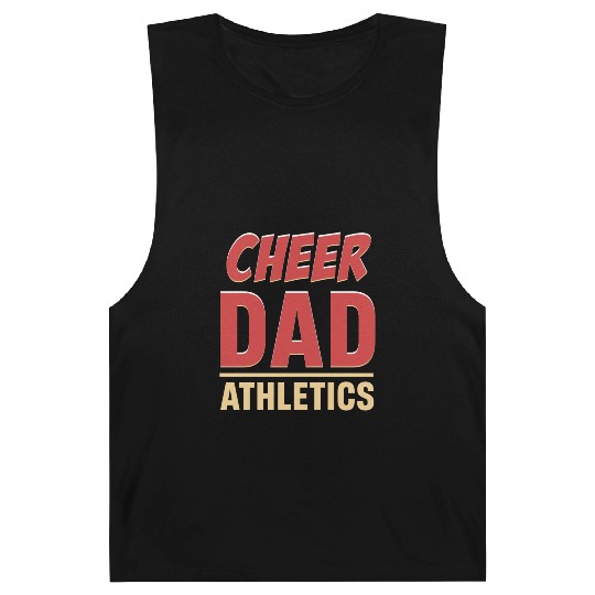 Cheer Dad Athletics Sports Football Gymnastics Barnard Tanks