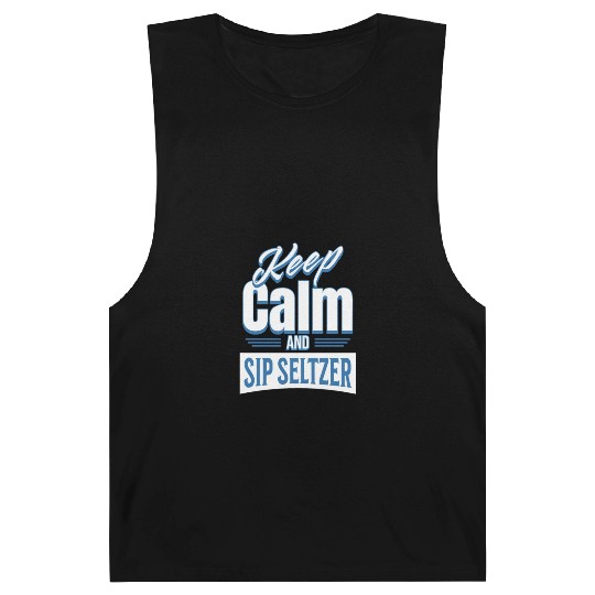 Keep Calm And Sip Seltzer Barnard Tanks