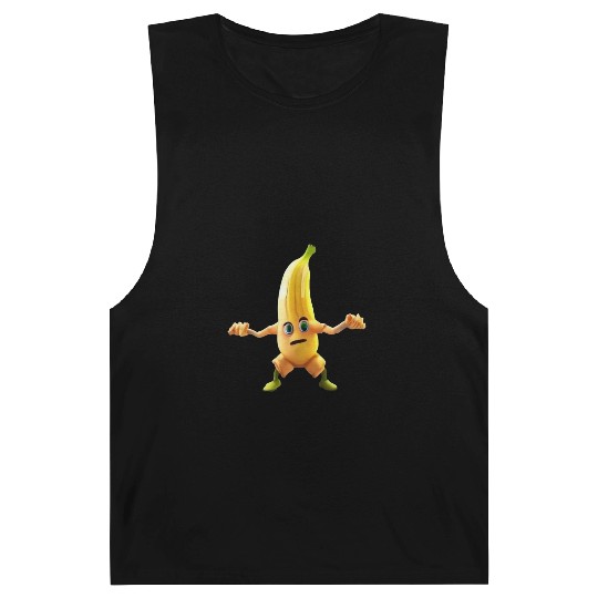 Video game character with a banana Barnard Tanks