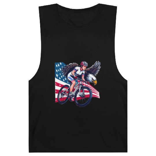 USA Egle biker mtb racer girl Barnard Tanks