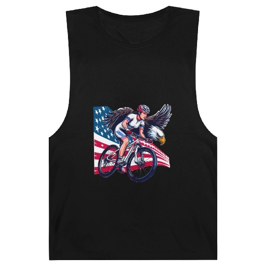 USA Egle biker mtb racer girl Barnard Tanks