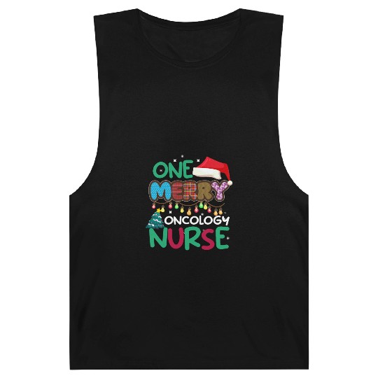One merry Oncology Nurse Christmas Barnard Tanks